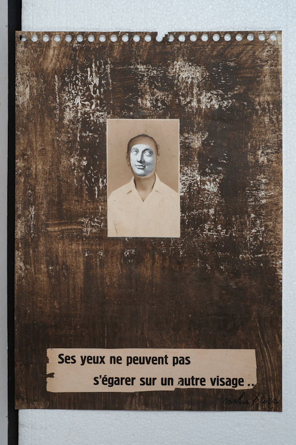 SES YEAUX NE PEVENT PAS S'ÉGARER SUR UN AUTRE VISAGE by saskia pintelon