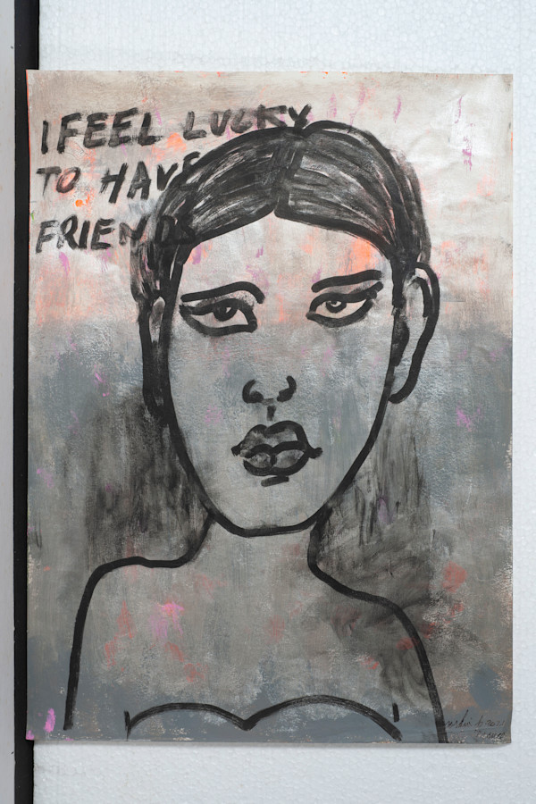 I FEEL LUCKY TO HAVE FRIENDS by saskia pintelon