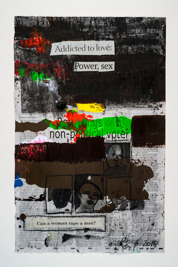 SL 2018 NEWSPAPER "No News Good News" ADDICTED TO LOVE by saskia pintelon
