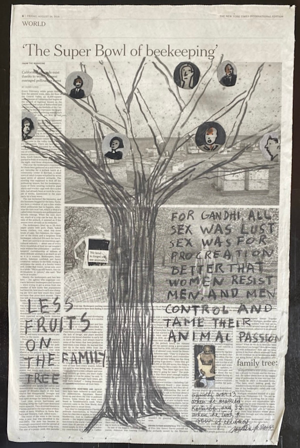 NYT 2018 NEWSPAPER LESS FRUITS ON THE FAMILY TREE by saskia pintelon, Image 1.