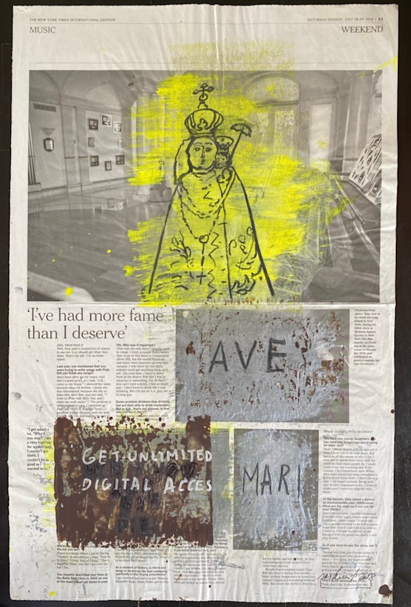 NYT 2018 NEWSPAPER AVE MARIA by saskia pintelon, Image 1.