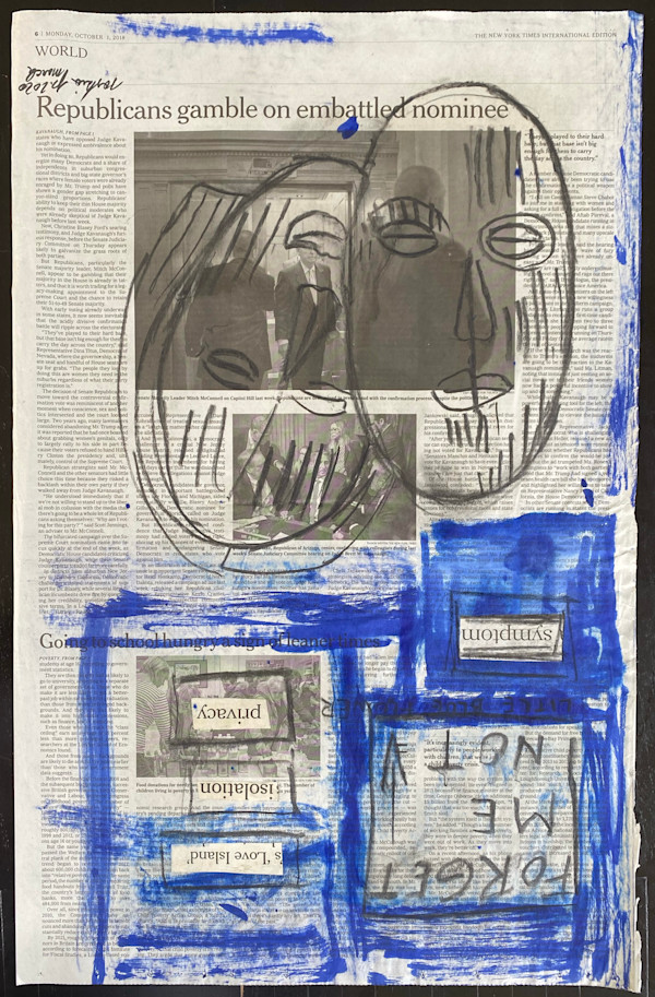 NYT 2018 NEWSPAPER  FORGET ME NOT by saskia pintelon