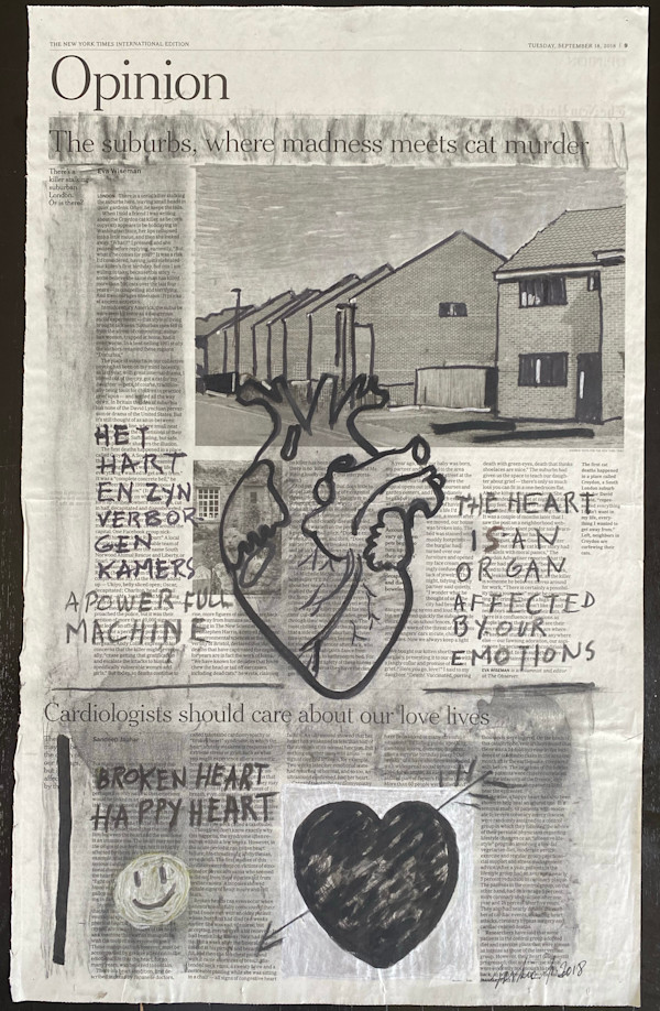 NYT 2018 NEWSPAPER  THE HEART IS AN ORGAN AFFECTED BY YOUR EMOTIONS by saskia pintelon
