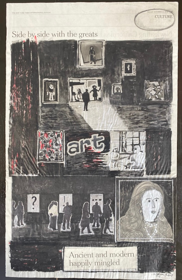 NYT 2018 NEWSPAPER ART by saskia pintelon, Image 1.