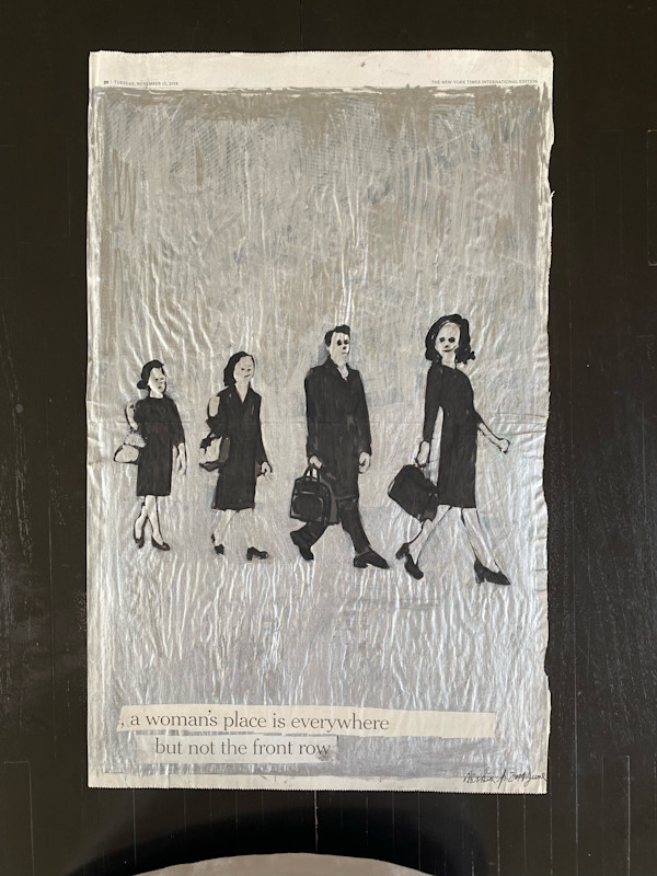 NYT 2019 NEWSPAPER -   A WOMAN'S PLACE. IS EVERYWHERE by saskia pintelon