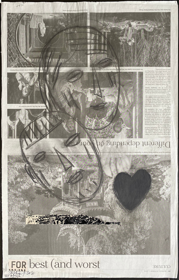 NYT 2020 NEWSPAPER -  FOR BEST AND WORSE by saskia pintelon, Image 1.