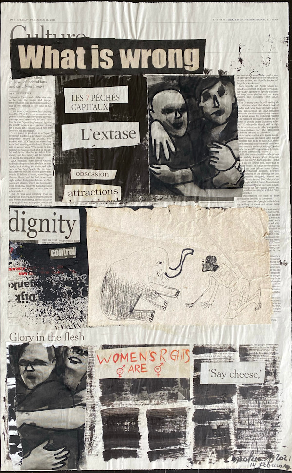 NYT 2021 NEWSPAPER  WHAT IS WRONG by saskia pintelon, Image 1.