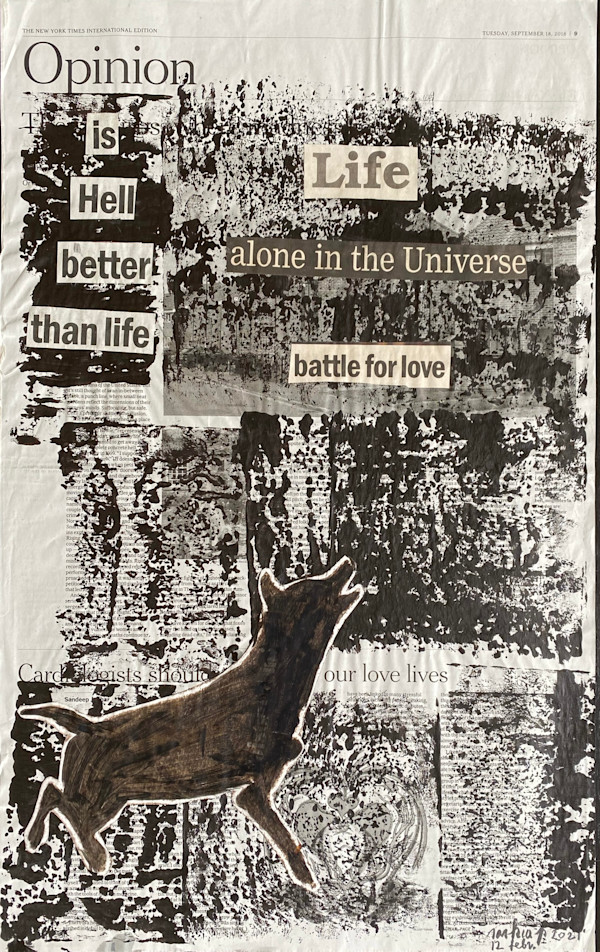 NYT 2021 NEWSPAPER  IS HELL BETTER THEN LIFE by saskia pintelon, Image 1.