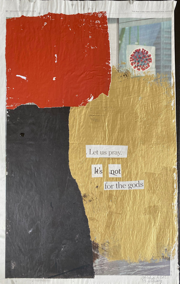 NYT 2021 NEWSPAPER  LET US PRAY  IT'S NOT FOR THE GODS by saskia pintelon, Image 1.