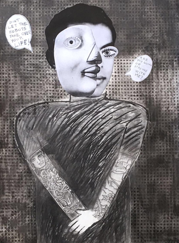 DON'T LET THE ROBOTS TAKE OVER YOUR LIFE by saskia pintelon