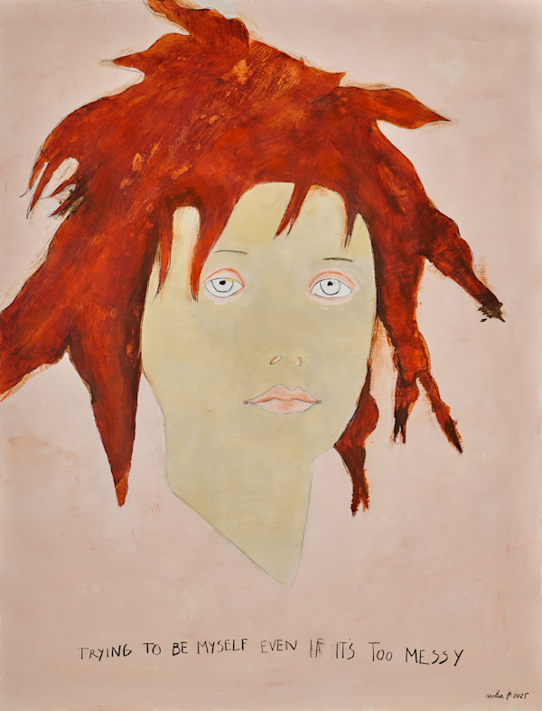 TRYING TO BE MYSELF EVEN IF ITS TOO MESSY by saskia pintelon, Image 1.