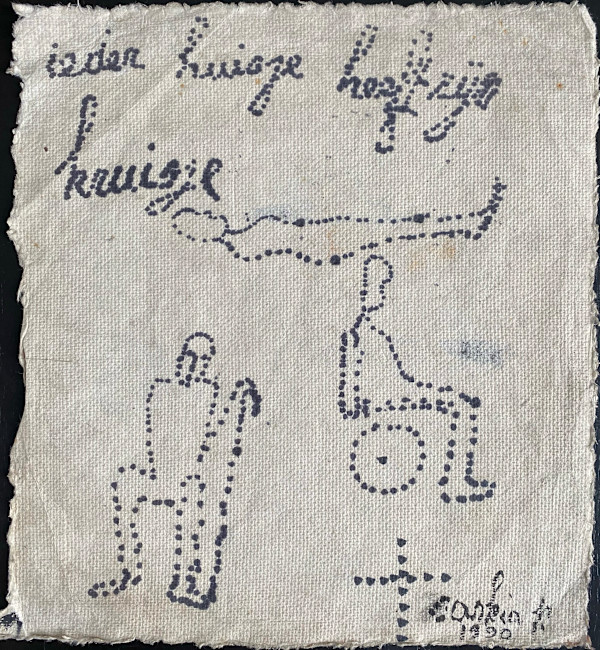 IEDER HUISJE HEEFT ZIJN KRUISJE by saskia pintelon