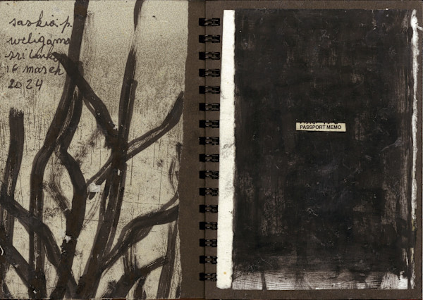PASPORT MEMO booklet cover and back by saskia