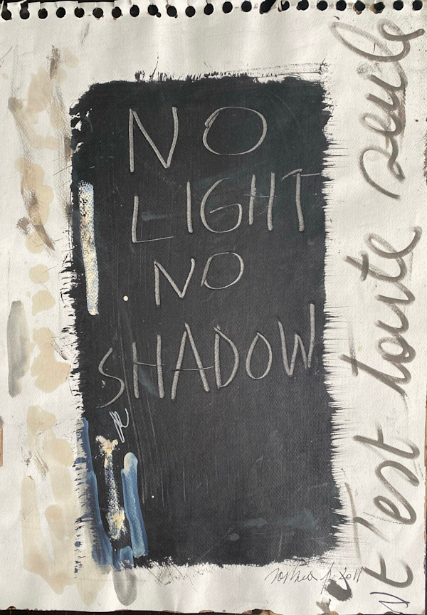 NO LIGHT NO SHADOW  T'EST TOUTE SEULE by saskia pintelon