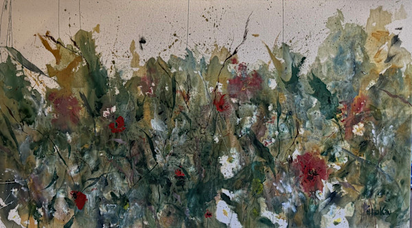 Flores  Rojas by Moni Moka