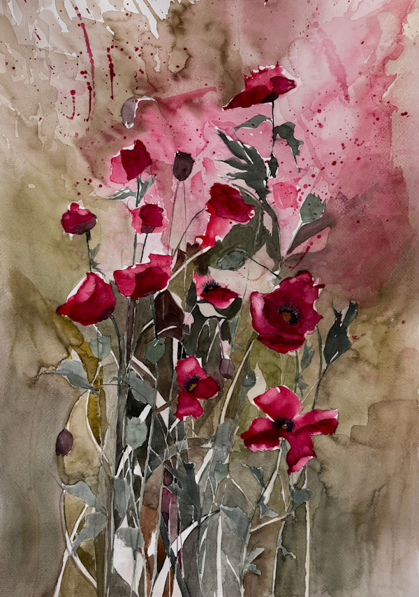 Amapolas silvestres by Moni Moka