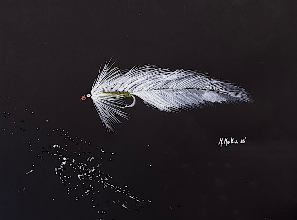 Watercolor Fly by Moni Moka