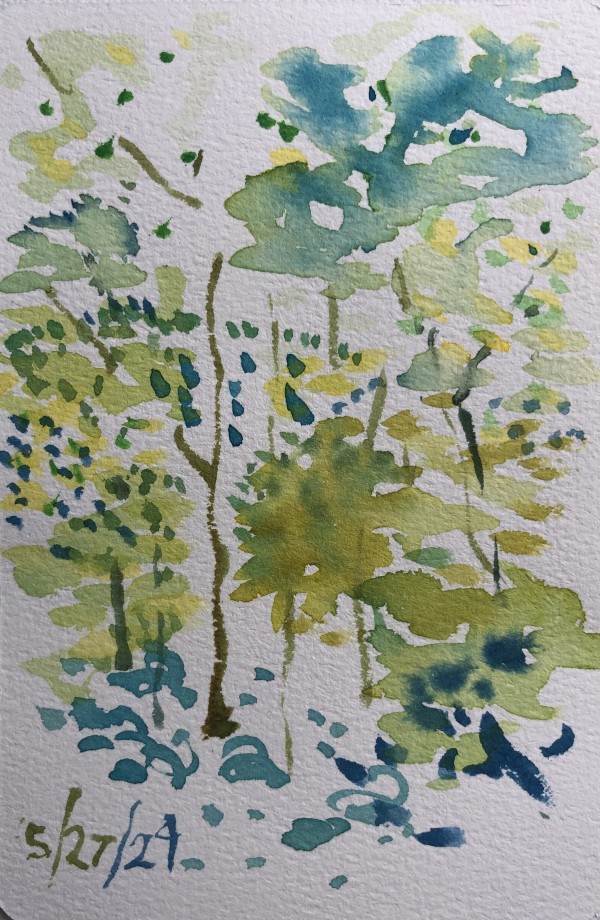 Watercolor (collaboration with Robert Ross) by Marianne Wilson