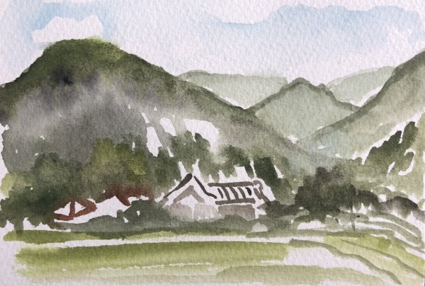 Kyoto Landscape: Sonobe by Marianne Wilson