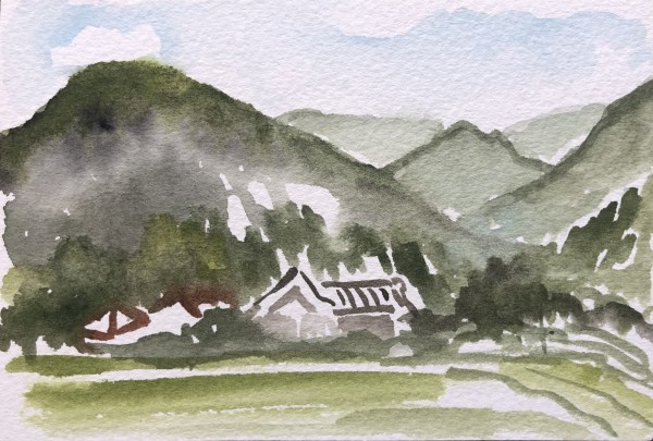 Kyoto Landscape: Sonobe by Marianne Wilson