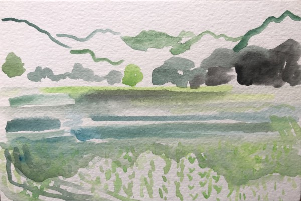 Kyoto Landscape: Sonobe Rice Fields by Marianne Wilson