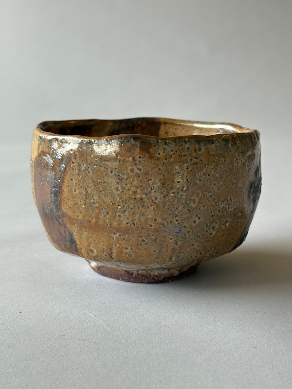Ceramic Bowl (Matcha Teabowl with Shino Glaze) by Marianne Wilson Studio