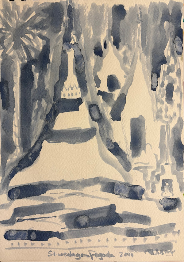 Burma/Myanmar: Schwedagon Pagoda by Marianne Wilson Studio