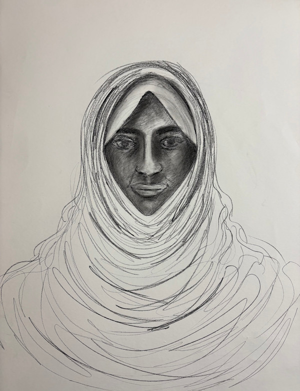 Head of a Woman 2 by Marianne Wilson Studio