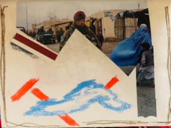 Sketchbook page, "Longest War" by Marianne Wilson