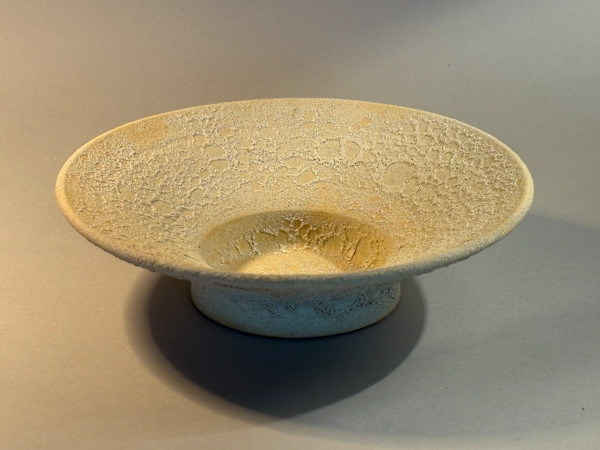 Shallow Ikebana Vase Moss Bowl 1 by Marianne Wilson Studio, Image 1.