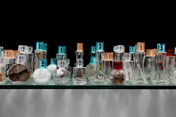Collection of Smell flasks | Coleção de Vidros de cheiro by Josely Carvalho