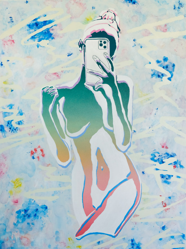 Modern Nude I by Adrien Saporiti