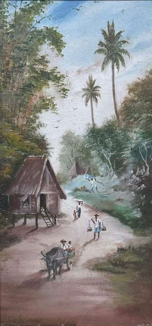 Barrio Scene (early 20th century) by Canuto Avila