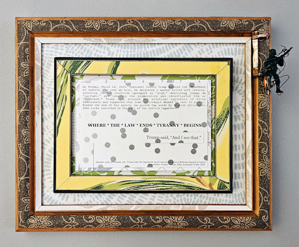 WHERE * THE * LAW * ENDS * TYRANNY * BEGINS by Shelby Head