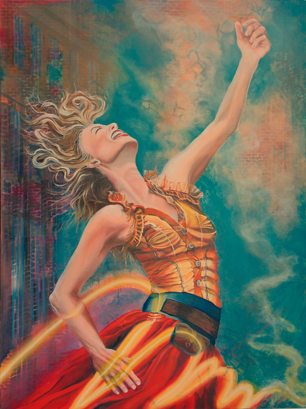 Air guitar queen by Zahn du Plessis, Image 1.