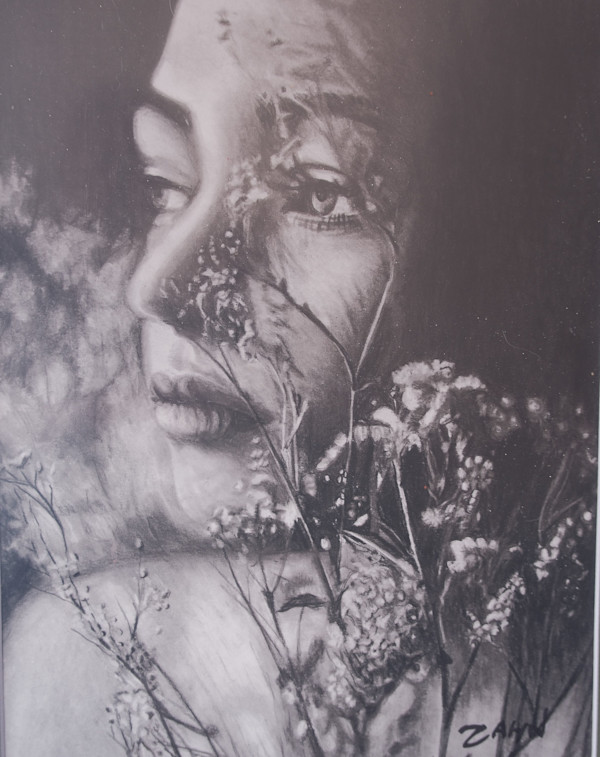 Study, charcoal and graphite by Zahn du Plessis, Image 1.