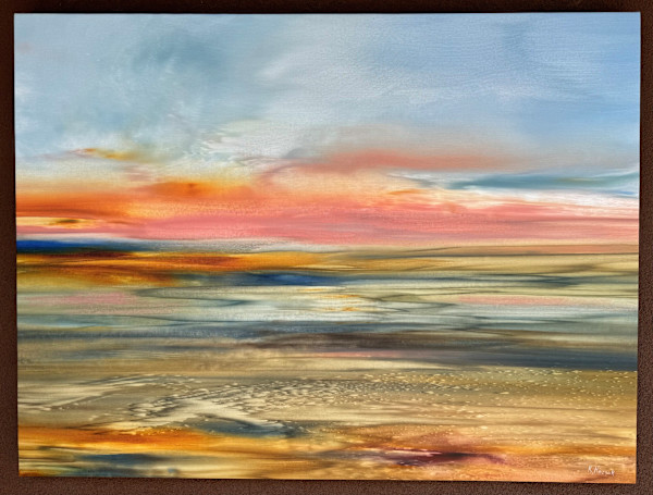 Pink Sunset by Khrystyna Kozyuk