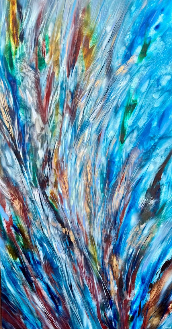 Blue Drops III by Khrystyna Kozyuk, Image 1.