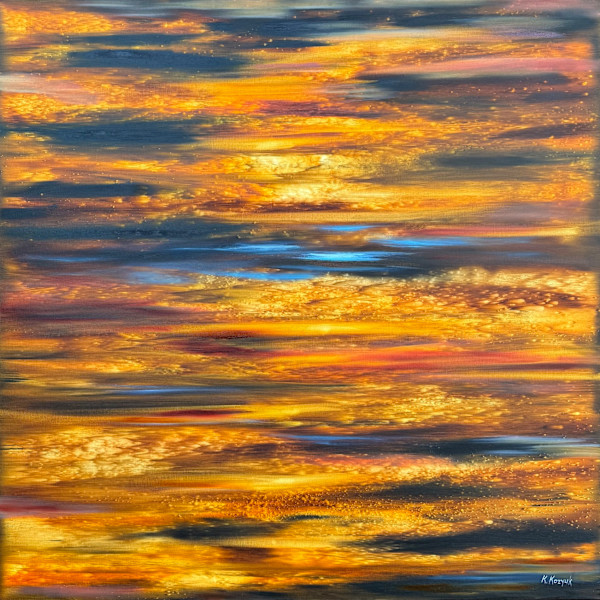 Sunset Beach by Khrystyna Kozyuk