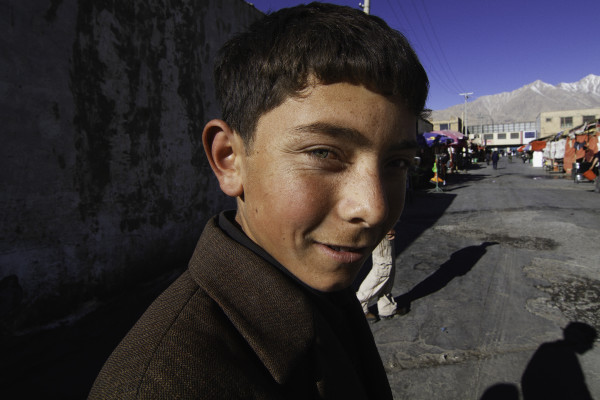 Xinjiang- Uyghur Boy with Shadow by Mimo Khair, Image 1.