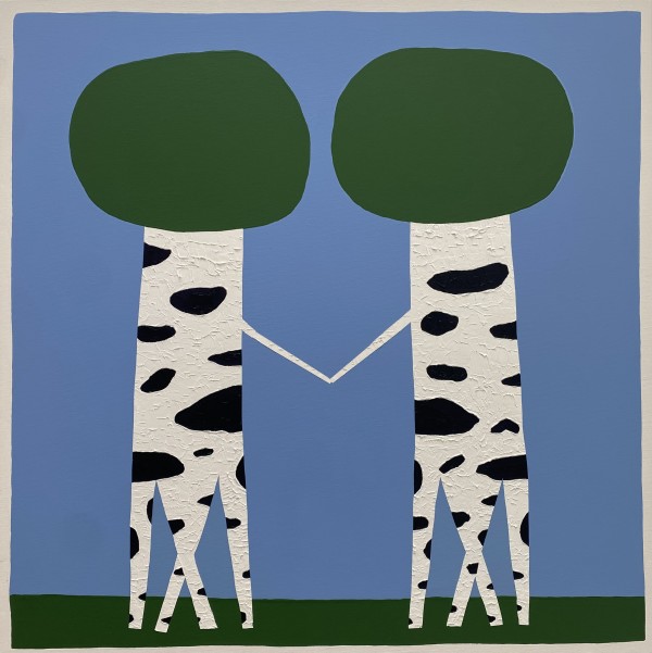 Birch Friends by Mick Burson
