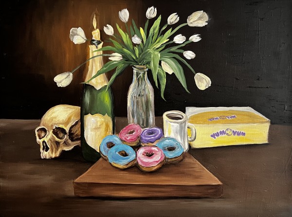 Vanitas with Donuts by Mitt Seely