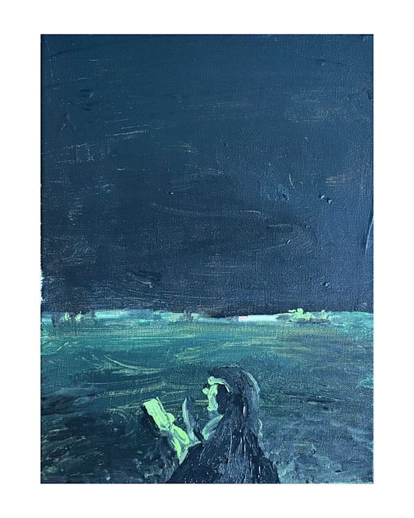 One Last Text Before the Night Swim by Clyde Corley