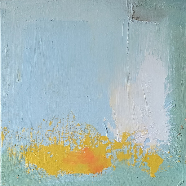 untitled blue by Denise Pfau Demby