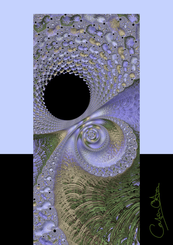 Chichester Iris Fractal, 3 by Catrin O'Hara