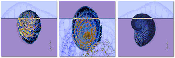 Cut Stem Triptych 2025 by Catrin O'Hara, Image 1.