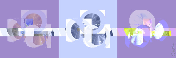 Imperfect Circles Triptych by Catrin O'Hara, Image 1.