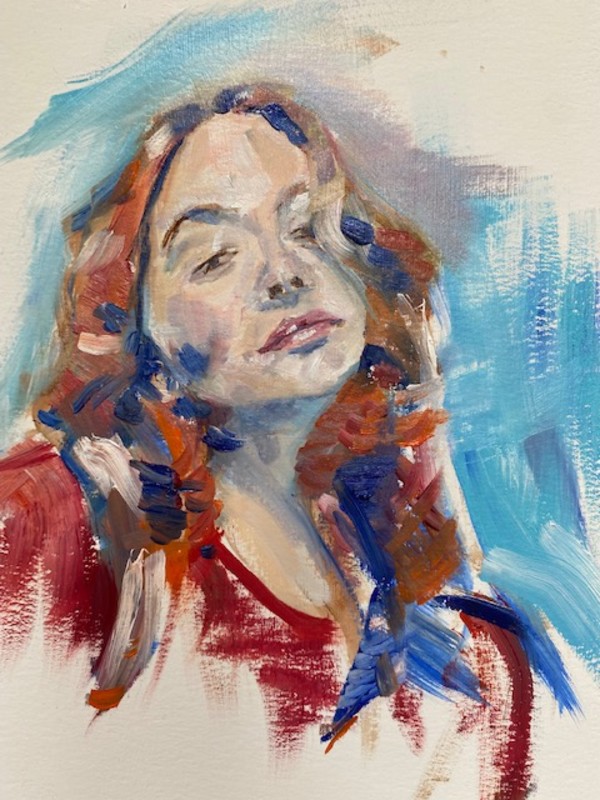 Girl on Paper 2 by Lisa Bramhill