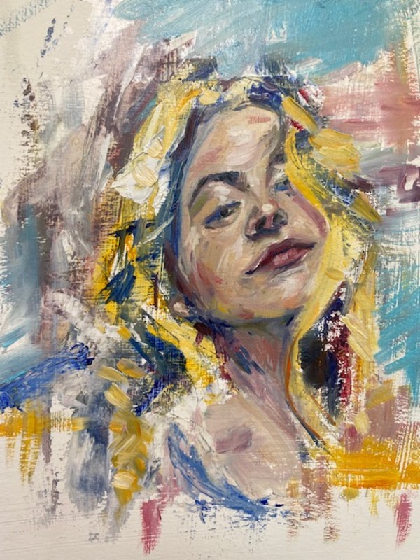 Girl on Paper 1 by Lisa Bramhill