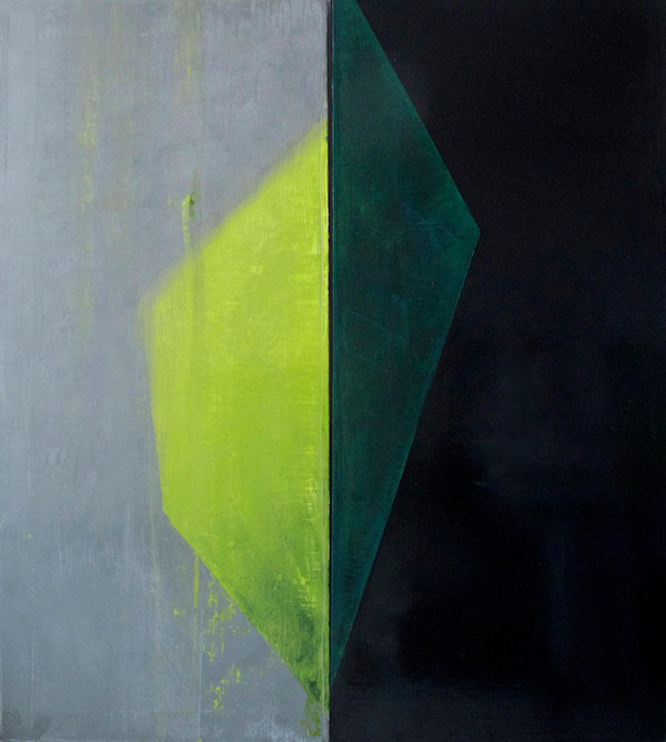 Green Split ( Diamond) by Maria Mimma Scarpini